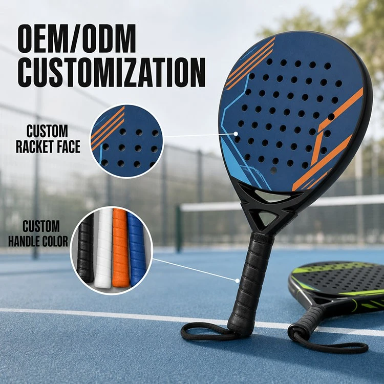 OEM ODM Custom 12K Carbon Fiber Padel Racket 38mm EVA Core Custom Painting Grip Color Paddle Tennis Racquet price